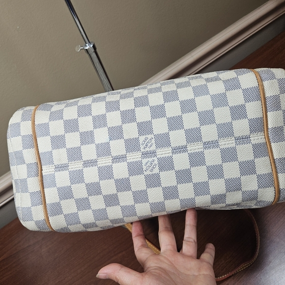 Auth Louis Vuitton Totally mm Azur Diamer totes shoulder bag - Picture 5 of 11